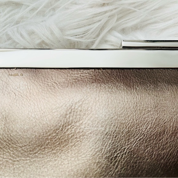 Calvin Klein Metallic Bronze Kisslock Evening Bag (see description) - Picture 7 of 12